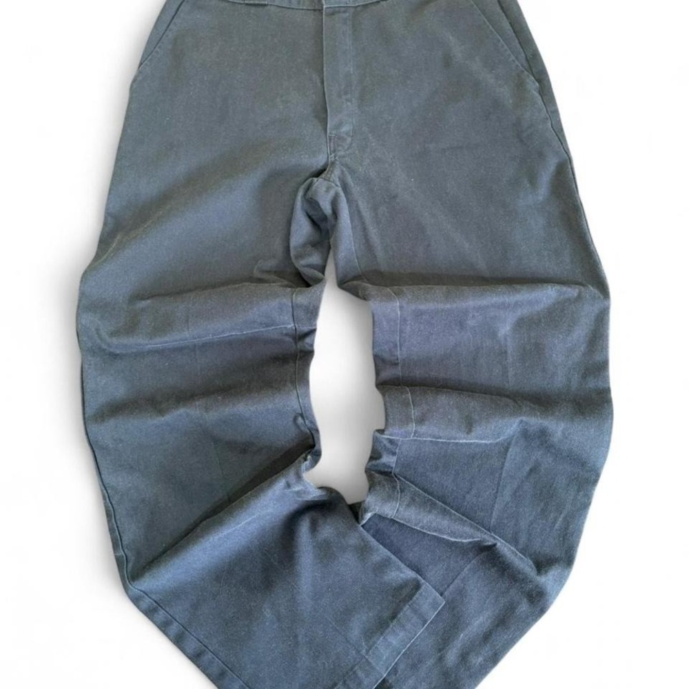 Navy blue dickies wide leg chino pants